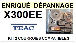 TEAC TASCAM-X300EE X-300EE-COURROIES-ET-KITS-COURROIES-COMPATIBLES